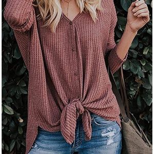 NWT TIE BAT WING BLOUSE